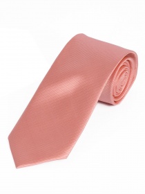 Cravatta stretta linea liscia superficie rosé