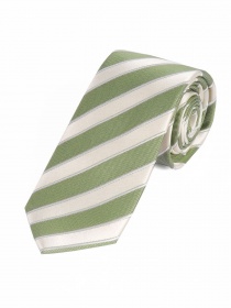 Cravatta alla moda con disegno a righe verde