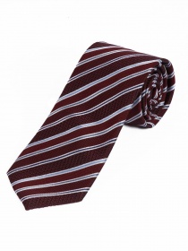 Cravatta da uomo a righe eleganti Marrone medio
