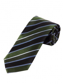 Cravatta alla moda a righe Caccia Verde Alzavola