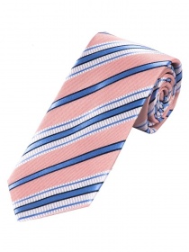Cravatta d'affari di grande effetto a strisce rosa