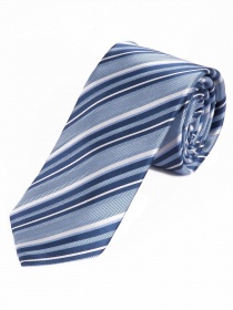 Cravatta alla moda a righe tortora blu perla