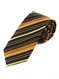 Cravatta design a righe dinamiche notte nero rame
