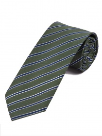 Optimum Cravatta da uomo con disegno a righe Verde