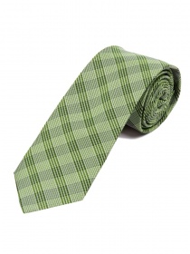 Cravatta linea elegante a quadri verde bosco