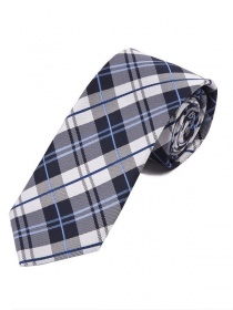 Cravatta da lavoro Glencheck Design Blu Navy