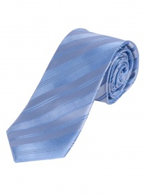 Breite Krawatte einfarbig Streifen-Struktur taubenblau