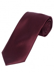 Cravatta linea semplice struttura rosso bordeaux