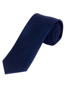Cravatta linea semplice struttura blu scuro