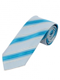 Cravatta con struttura a linee blu ghiaccio blu