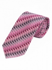 Cravatta business struttura astratta rosa grigio
