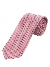 Cravatta struttura lineare rosé asfalto nero