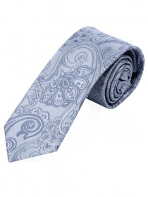Cravatta stretta da uomo d'affari a tinta unita