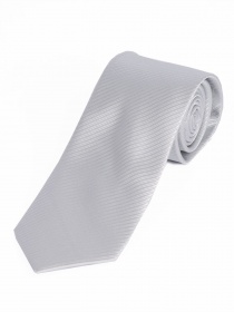 XXL cravatta linea monocromatica struttura argento