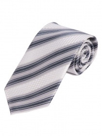 Cravatta lunga da uomo con disegno a righe alla