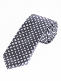 XXL cravatta elegante superficie a rete grigio