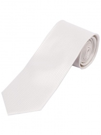 Cravatta overlong linea liscia superficie bianco