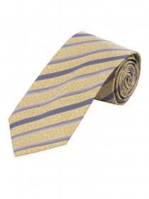 Cravatta overlong con disegno floreale Linee