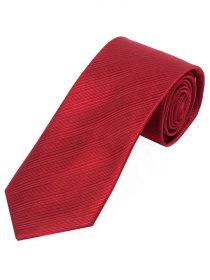 Cravatta lunga linea liscia Struttura Media Rosso