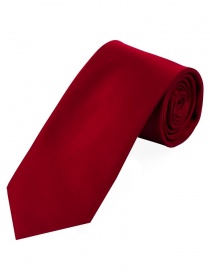 Cravatta overlong in raso di seta tinta unita