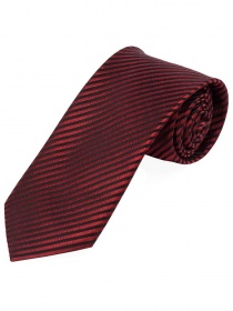 Cravatta lunga linea liscia Struttura Media Rosso