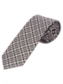 Cravatta extra lunga linea elegante a quadri