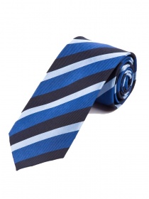 Optimum XXL Cravatta con disegno a righe Blu royal