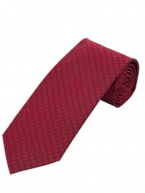 Cravatta overlong con struttura rossa