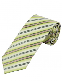 Cravatta perfetta XXL con motivo a righe Verde
