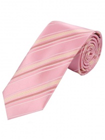 Meravigliosa cravatta XXL con motivo a righe Rosa