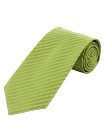 Cravatta overlong a righe tinta unita struttura