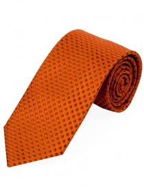 Cravatta lunga con struttura arancione