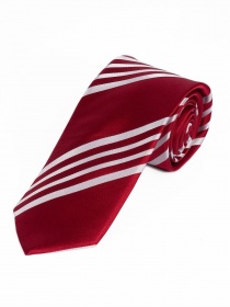 Cravatta Sevenfold Business Design a righe rosso