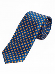 Ampia cravatta nobile superficie reticolare blu