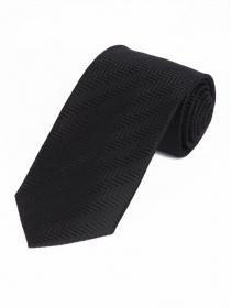 Cravatta larga con struttura nera