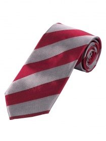 Cravatta classica a righe a blocchi di larghezza