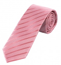 Krawatte in klassischer Breite rose Struktur-Muster