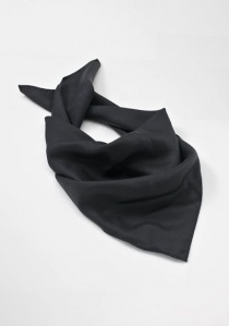foulard seta nero