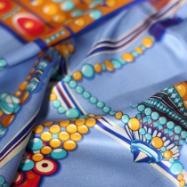 Sciarpa da donna Oversize Design Decor Azzurro