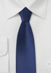 Cravatta sottile Moulins blu scuro