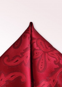 Sciarpa decorativa motivo paisley rosso