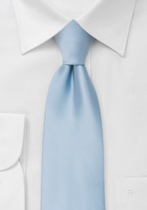 Cravatta clip celeste