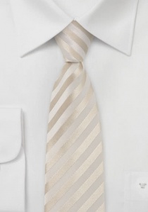 Cravatta sottile Chamonix crema