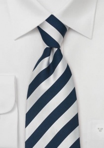 Cravatta Identity blu argento
