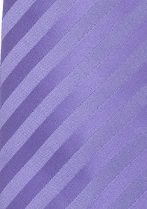 Cravatta lilla righe microfibra