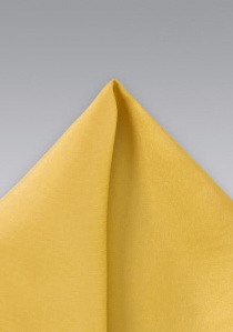 Fazzoletto da taschino giallo seta