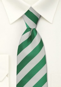 Cravatta righe verde bosco