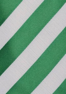 Cravatta righe verde bosco