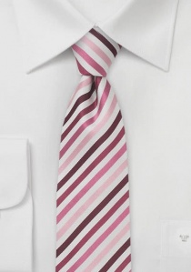 Cravatta stretta rosa