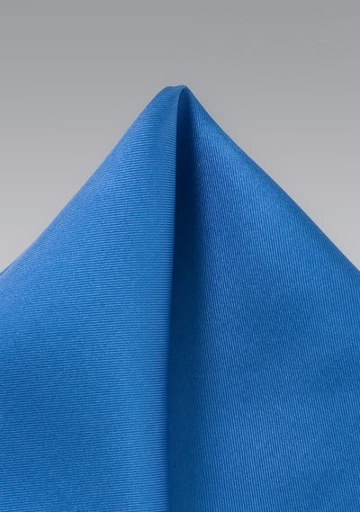 Fazzoletto da taschino seta blu